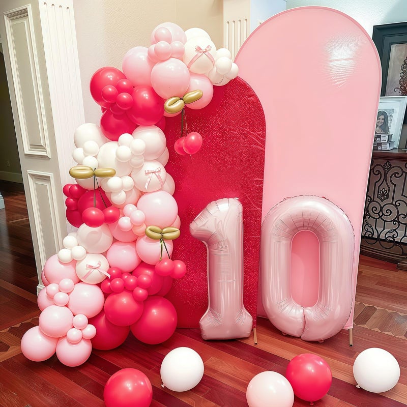 Froova Big Number 1 Balloons, Dusty Light Pink Foil 1 Balloon Numbers 40 Inch, Giant 1st Birthday Party Decor, Baby Blush Pink Mylar Helium One Balloon for Girls Baby Shower Anniversary Decorations - Image 5