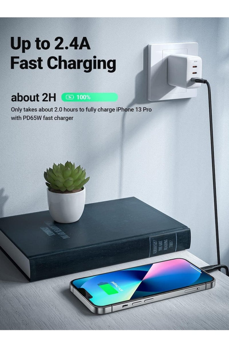 AceFast C3-02 - USB-A To Lightning TPE Charging Data Cable 1.2M , Compatible With iPhone iPad - White - Image 3