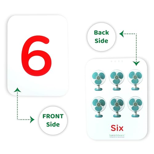 SpeechGears Early Learners Counting Ultrakids Flash Cards Educational Toys Pack of 30 Cards - Image 3