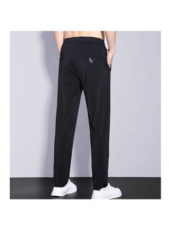 Men's Sweatpants Ice Silk Dress Pants Lightweight Breathable Fitness Running Stretch Pants Casual Gym Workout Track Pants