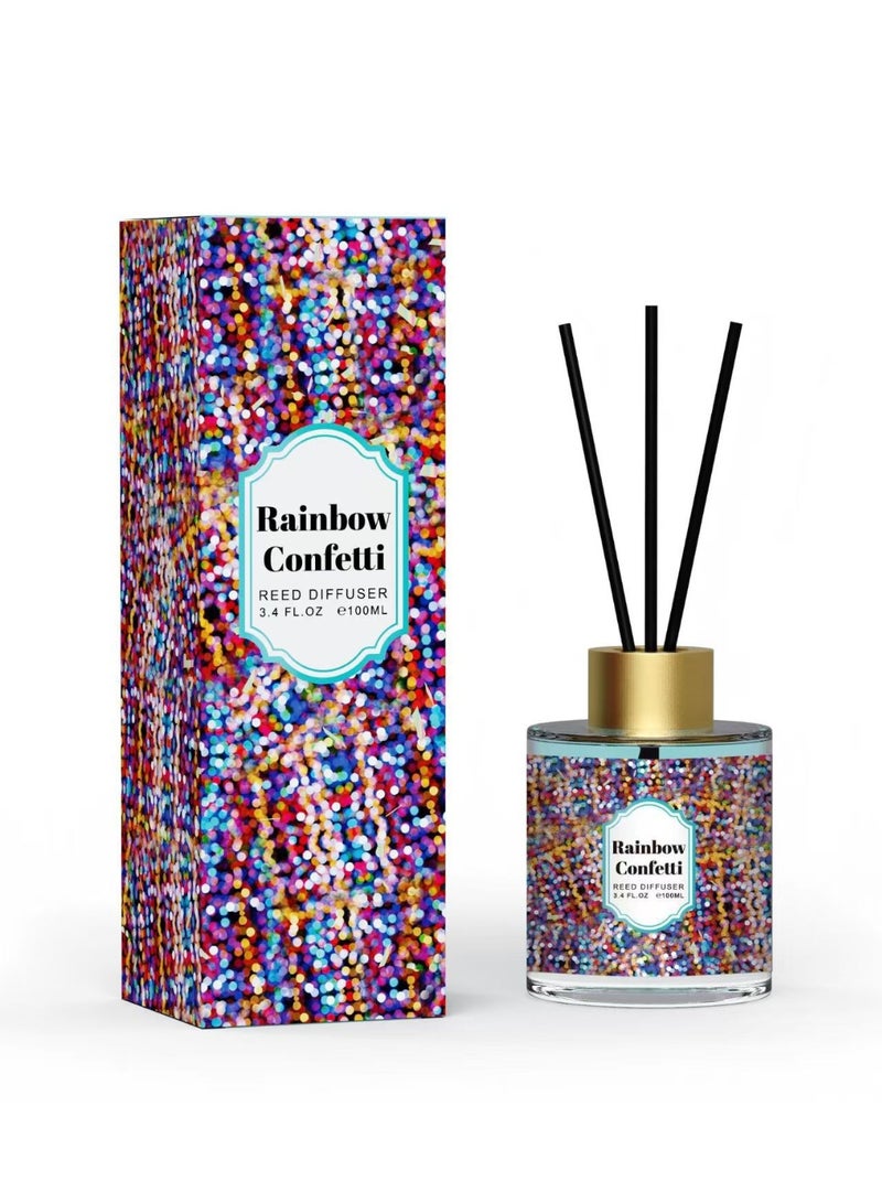 Fragrance Reed Diffuser 120ml - Long-lasting Room Fragrance - Includes 3 Reeds