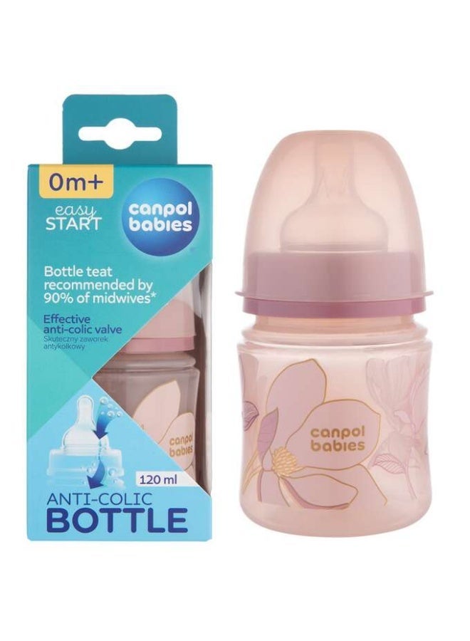 Canpol Babies Easy Start Anti-Colic Feeding Bottle, 120ml, BPA Free, for Newborns (0 Months and Above) - Image 1
