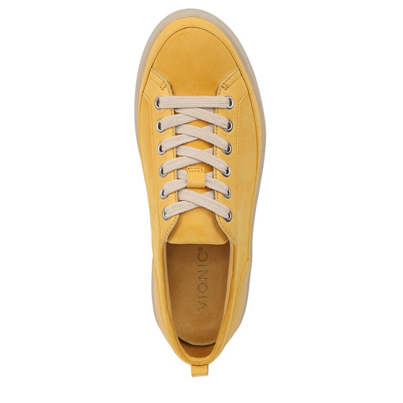 Vionic Womens Winny Butter Yellow Leather 5 Medium - Image 5