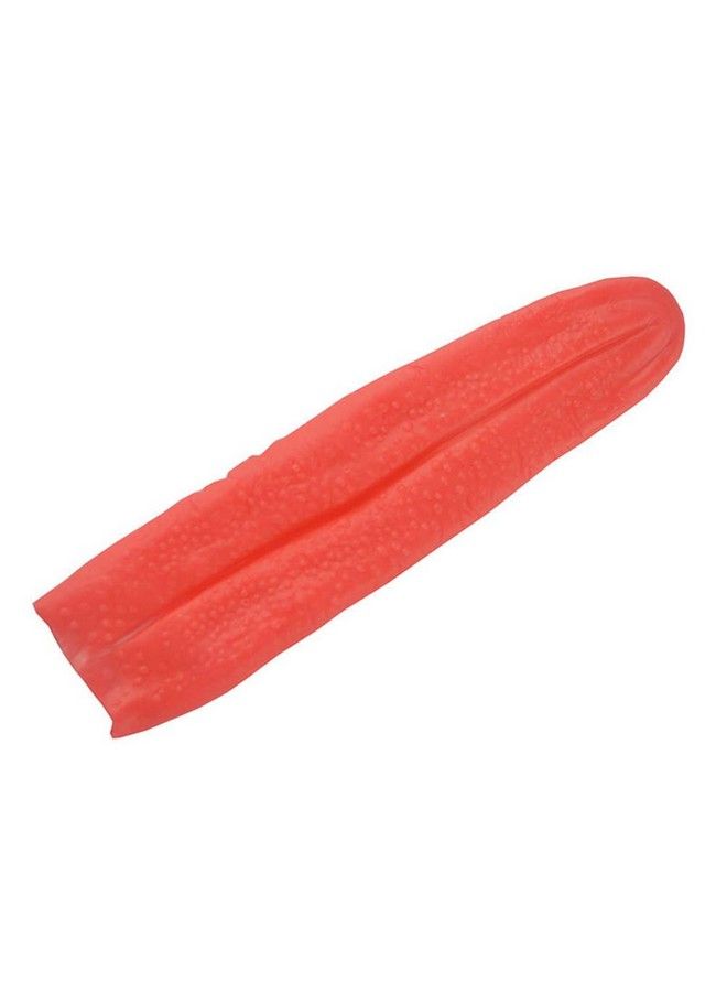 NUOBESTY 2 قطع لسان طويل دعامة لسان صناعي خدع مزاح سحرية أدوات تنكرية لمهرجان بيت الأشباح زينة حفلة رعب (أحمر) - Image 4