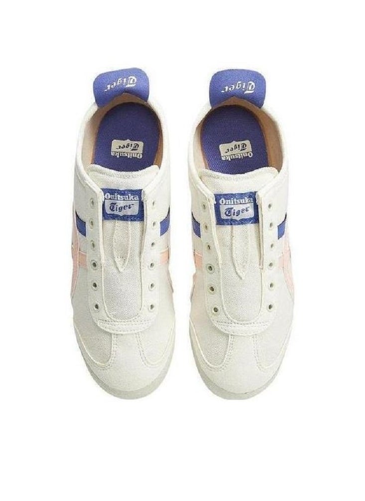 Onitsuka Tiger Onitsuka Tiger Slip-On Canvas Casual Athlesiure Shoes Beige/Pink  - Image 2