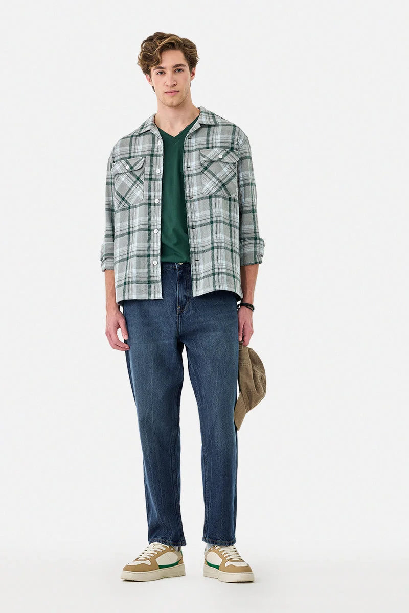 SNITCH Washed Baggy Jeans