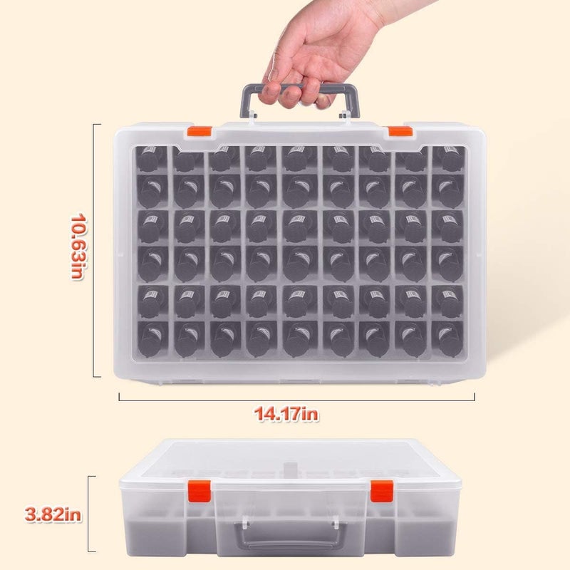 ALCYON Universal Nail Polish Holder & Organizer Contains 54 Bottles for Gellen, for Beetles, for Sally Hansen, for OPI, for Essie and Other Fingernail Polish (ONLY A CASE) - Image 5