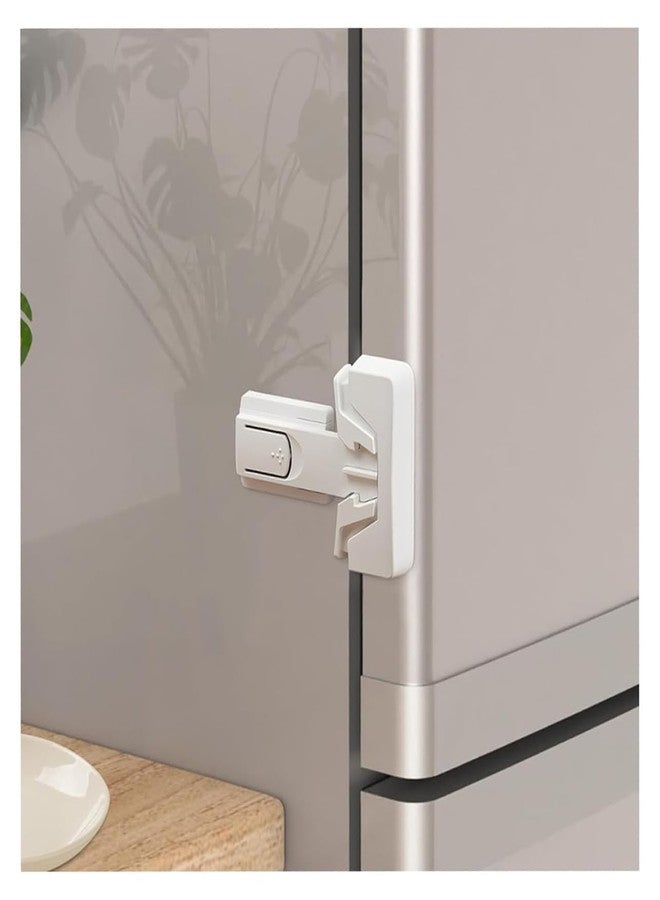 Evona Furniture Safety Lock for Baby & Toddler | Strong Adhesive Child Proof Lock for Drawer, Cabinet, Fridge & Cupboard | No Drill Baby Safety Product | White (Pack of 1) - Image 2