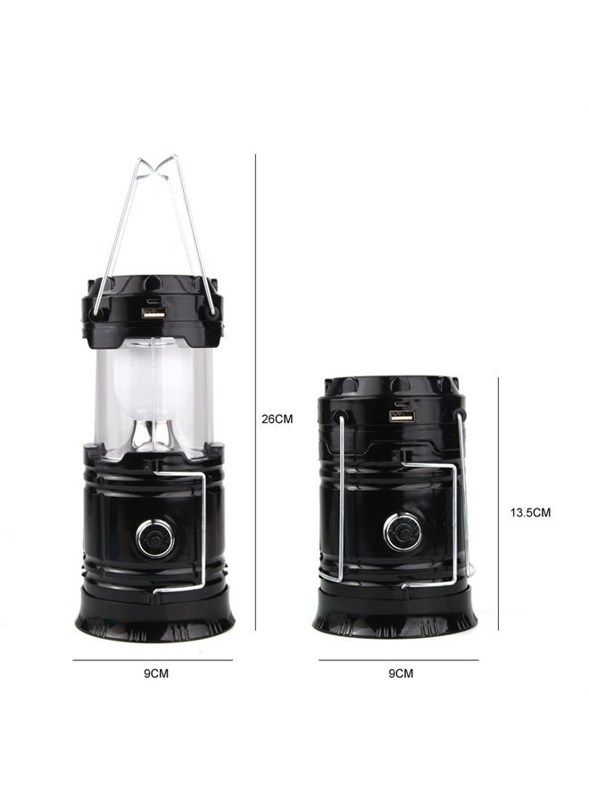 HOMESTAR Portable LED Camping Lantern, Lightweight, Waterproof, Solar USB Rechargeable, LED Flashlight Survival Kits for Outdoor, Home - Image 2