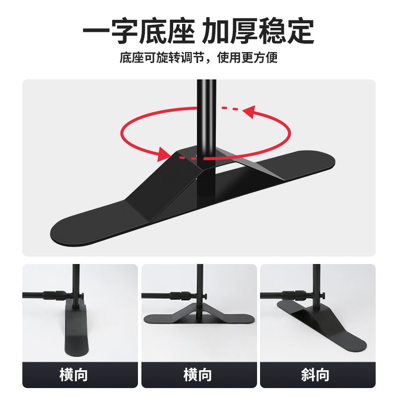 Ruifutu Pography Background Stand Double Pole Display Stand 3.3 M Background Stand Pography Background Cloth Stand Telescopic Advertising Stand - Image 5