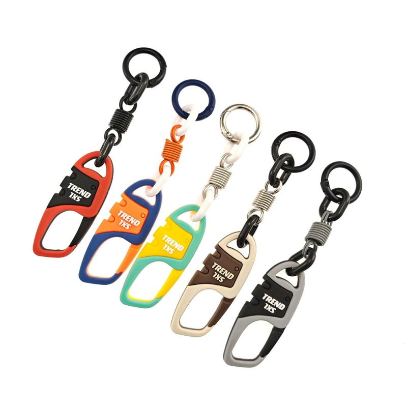Dopamine Colorful Silicone Keyring Pendant - Image 5