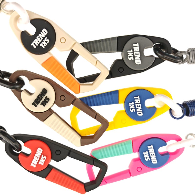 Dopamine Colorful Silicone Keyring Pendant - Image 4