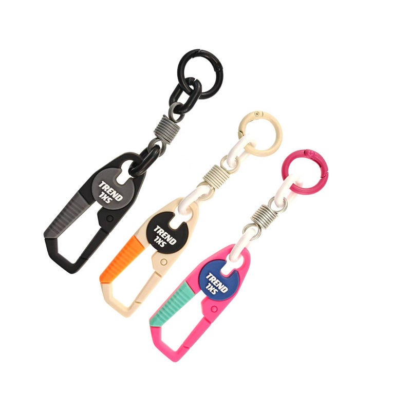 Dopamine Colorful Silicone Keyring Pendant - Image 1