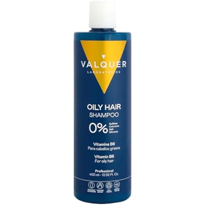 Valquer Laboratorios VALQUER SHAMPOO FOR OILY HAIR SPECIALLY INDICATED TO SELF-REGULATE HAIR OILINESS. FORMULATED WITH BUCH LEAVES, VITAMIN E & PANTHENOL. ZERO% SULFATES & SALT. - 400ML - Image 2