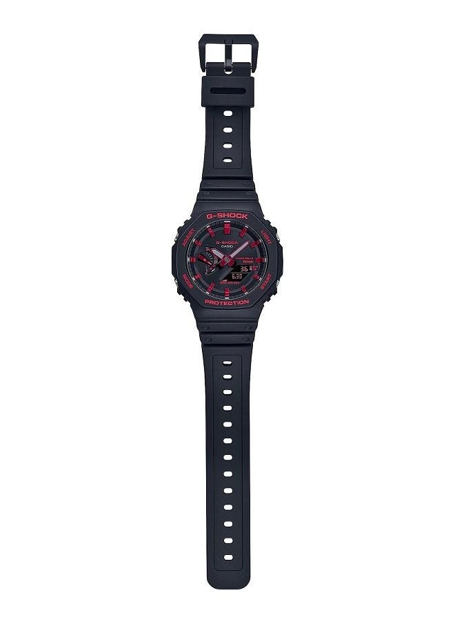CASIO - Casio Men Watch G-shock Smartphone Link Analog Digital Solar Power Black Dial Resin Band GA-B2100BNR - Image 1