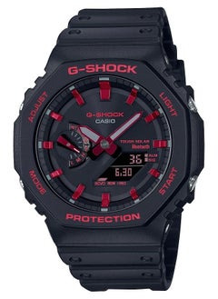 Casio Men Watch G-shock Smartphone Link Analog Digital Solar Power Black Dial Resin Band GA-B2100BNR