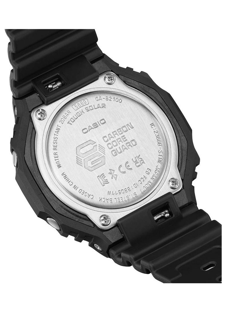 CASIO - Casio Men Watch G-shock Smartphone Link Analog Digital Solar Power Black Dial Resin Band GA-B2100BNR - Image 1