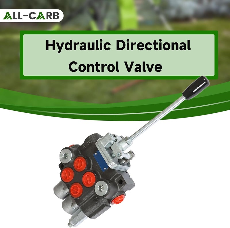 marddpair ALL-CARB Hydraulic Valve 2 Spool 11GPM 3600PSI BSPP Double Acting Control Valve - Image 5