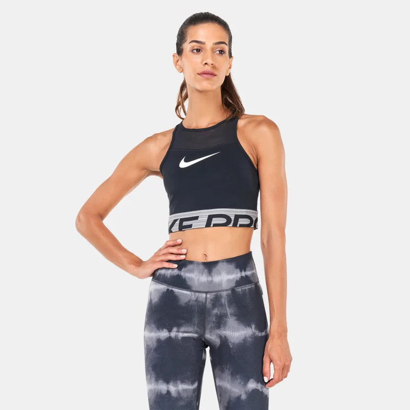 Nike Women's Pro Dri-FIT Graphic Cropped Tank Top