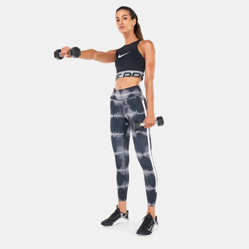Nike Women's Pro Dri-FIT Graphic Cropped Tank Top