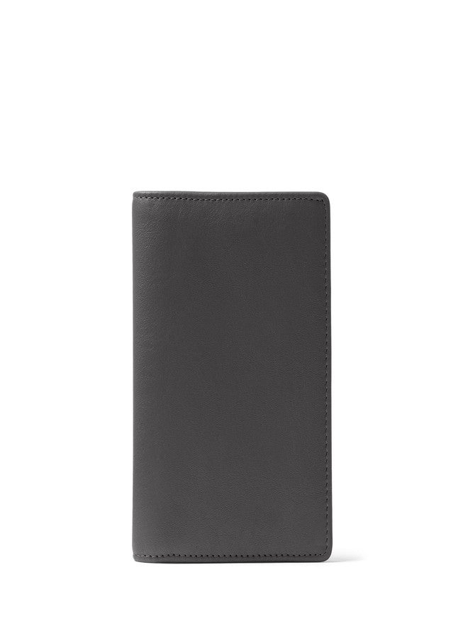 Leatherology Black Onyx Deluxe Passport Cover - Leather Travel Wallet with 4 Card Slots, 2 Side Pockets, Cash & Boarding Pass Storage - Image 1