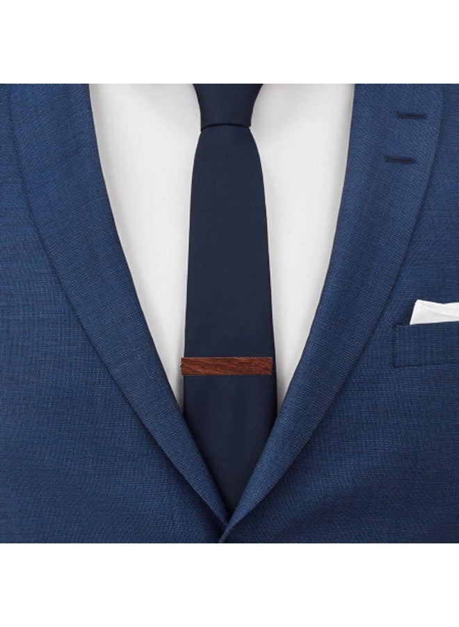 Merit Ocean Smart Men'S Bulinga Wood Tie Clip Natural Tie Bar 2.1 Inch In Gift Box - Image 2