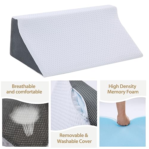 Touchutopia Wedge Pillow for Sleeping, Side Sleeper Body Back Positioners for Back Pain, Preventing Bedsores, After Surgery, Pregnancy Support, Ankle Support, Bed Wedge Pillow for Side Sleepers - Image 3