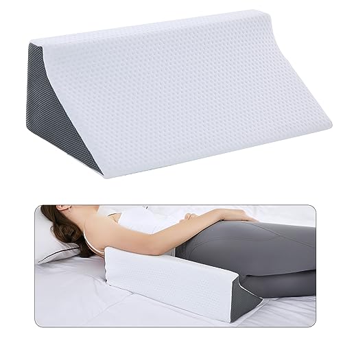 Touchutopia Wedge Pillow for Sleeping, Side Sleeper Body Back Positioners for Back Pain, Preventing Bedsores, After Surgery, Pregnancy Support, Ankle Support, Bed Wedge Pillow for Side Sleepers - Image 1