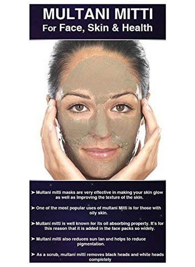 Organic Essentials - Multani Mitti Powder For Skinmultani Mitti For Face And Hair Pack 100% Pure Directly From Manufacturer 250 Grams Pack - Image 1