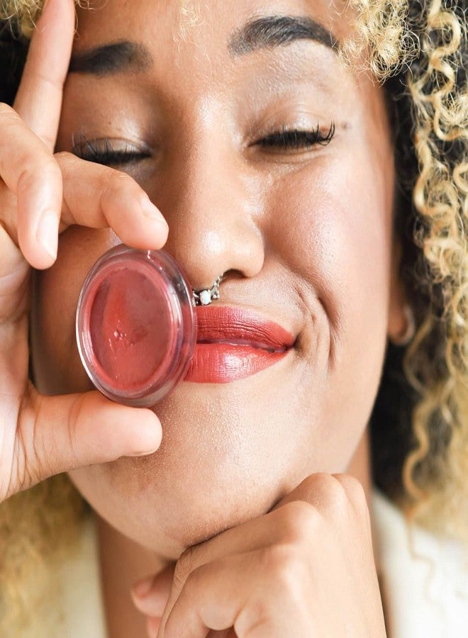 Ere Perez - Natural Carrot Color Pot | For Lips + Cheeks | Buildable, Blendable, Creamy, Vibrant, Satin Finish | Cacao Butter, Avocado + Castor Seed Oil | Vegan, Cruelty-Free, Clean Beauty (Happy) - Image 5