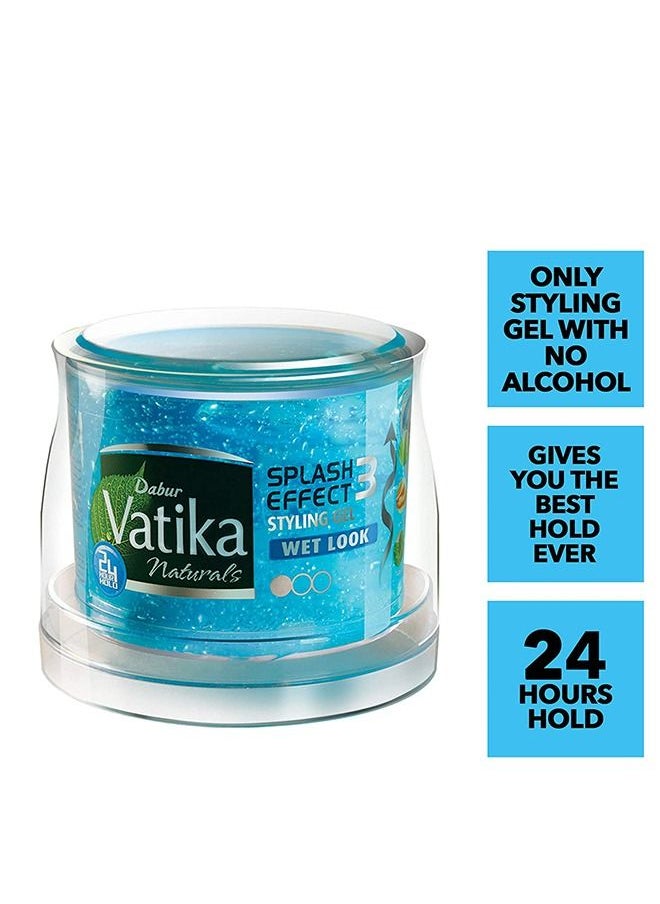 Vatika Naturals - Vatika Naturals Advans Wet Look Styling Hair Gel with H20 Effect | Strong Hold & High Shine | Easy to Style - 250 ml - Image 1