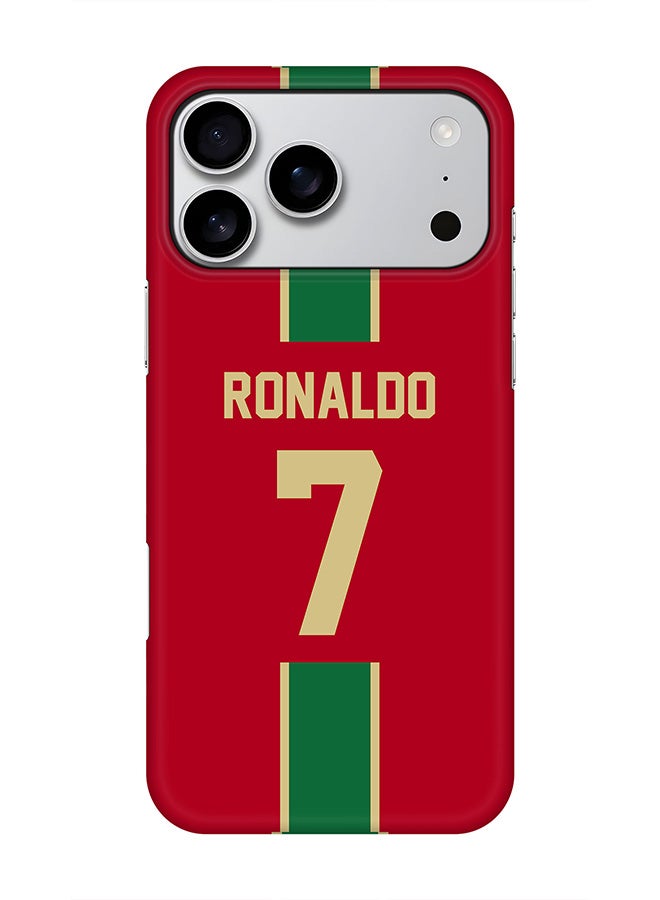 Stylizedd For iPhone 17 Pro Max,Case, [Compatible with MagSafe] Magnetic cover Slim fit Protection Matte, - Football - Portugal,  Ronaldo