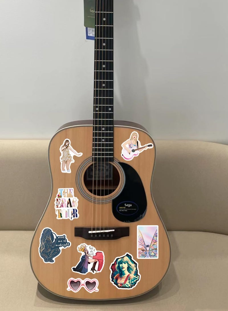 Zikra Taylor Swift Album Stickers - 100 Vinyl Folklore Stickers for Teen Girls, Perfect for Laptops, Hydro Flasks, Skateboards, and Travel Cases. Ideal for Pop Music Fans! - Image 5