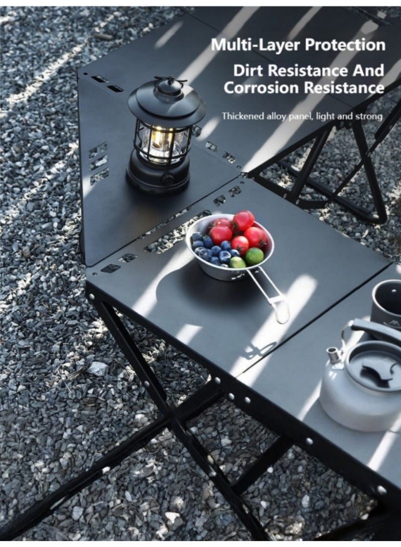 AETHER Lightweight Portable Outdoor Folding Table Set Tactical Design with Stool (1 PC) - Image 2