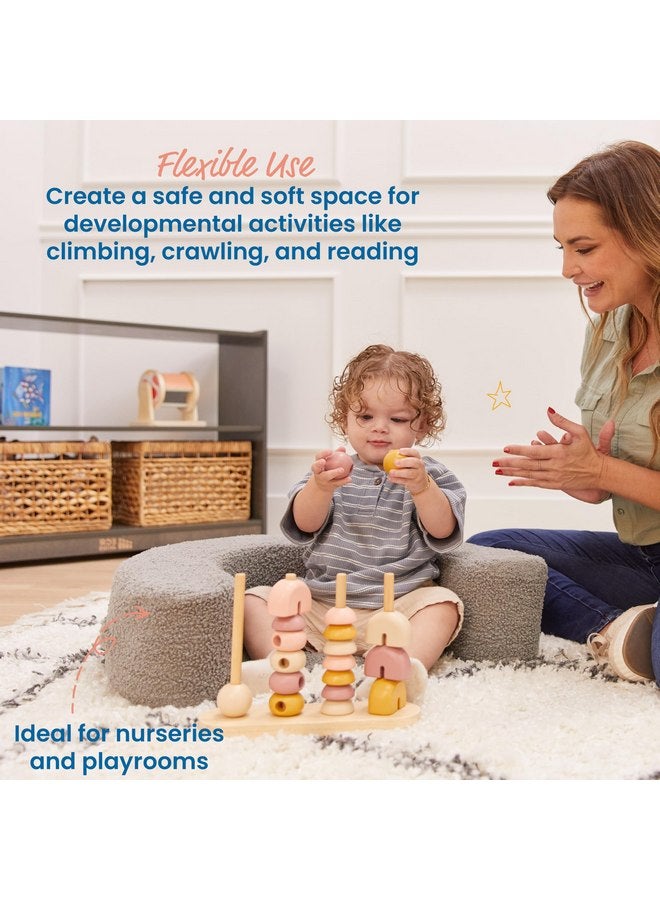 ECR4Kids ECR4Kids SoftZone Sit-Up Support Ring Baby Essentials, Grey  - Image 4