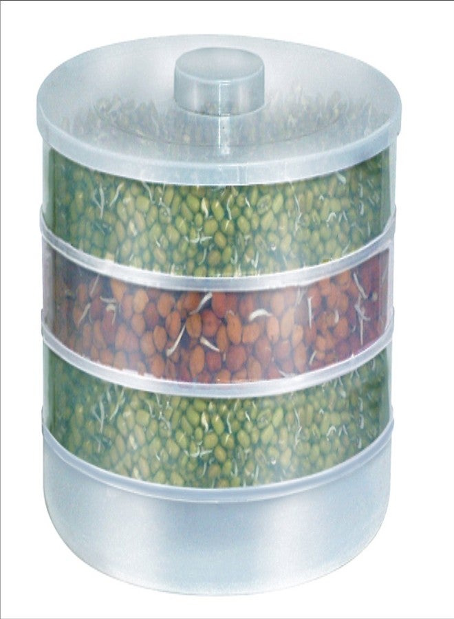 Naivete Plastic Sprout Maker Box with 4 Container - Image 1