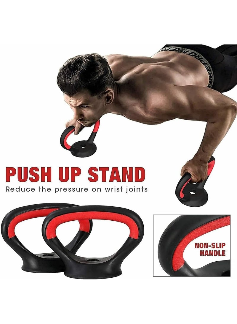 عربست مجموعة الدمبل ذات الوزن القابل للتعديل 4 في 1 ، الدمبل القابلة للتعديل ، مجموعة الوزن الحر 30 كجم ، تستخدم كحديد ، kettlebell ، رف تمرين الضغط ، تمارين اللياقة البدنية للصالة الرياضية المنزلية ، للرجال / النساء - Image 4