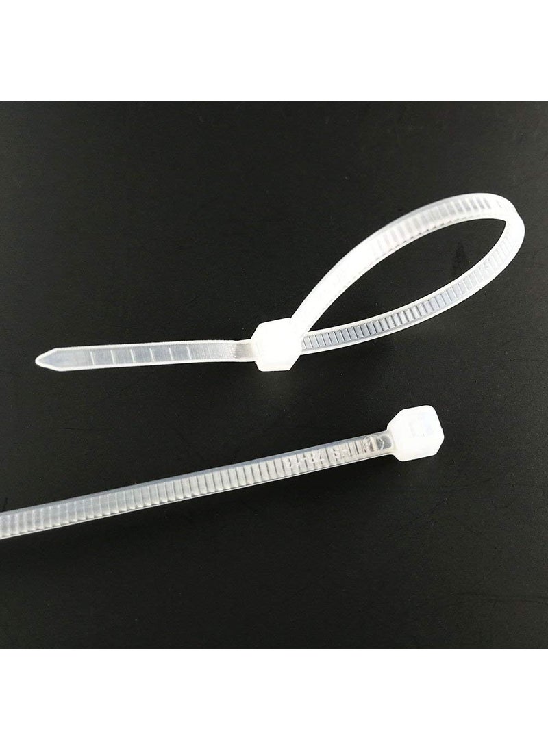 Rkpm RKPM Heavy Duty Cable Zip Ties Ultra Strong Nylon Tie Wraps UV Resistant 3 MM X 150 MM White Pack of 1000 Pcs  - Image 4