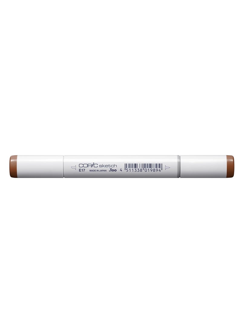 COPIC Copic Markers E17-Sketch, Reddish Brass  - Image 1