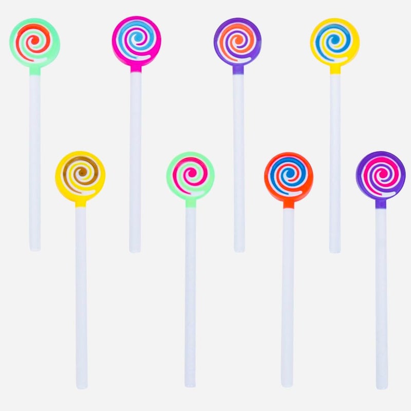 MAXI Lollipop Tongue Cleaner for kids, extra soft, 6+ months, watermelon, candy, multicolor (Pack of 12) - Image 5