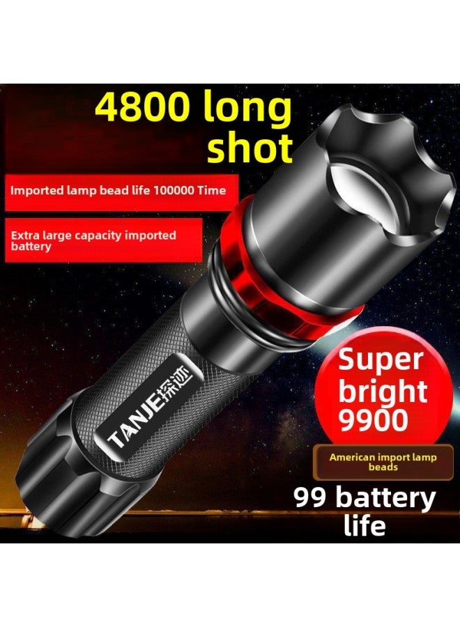 Portable Household Super Bright Flashlight Pocket Outdoor Lighting Mini Remote Rechargeable Small Generation-Product Specifications:Rechargeable Model  Special Forces  - Image 1