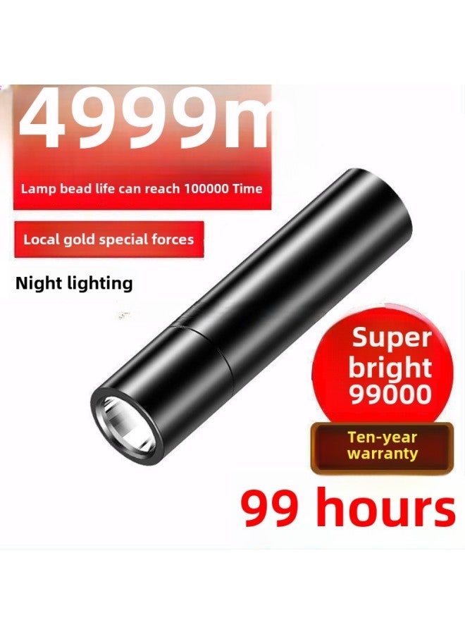Portable Household Super Bright Flashlight Pocket Outdoor Lighting Mini Remote Rechargeable Small Generation-Product Specifications:Rechargeable Model  Special Forces  - Image 3