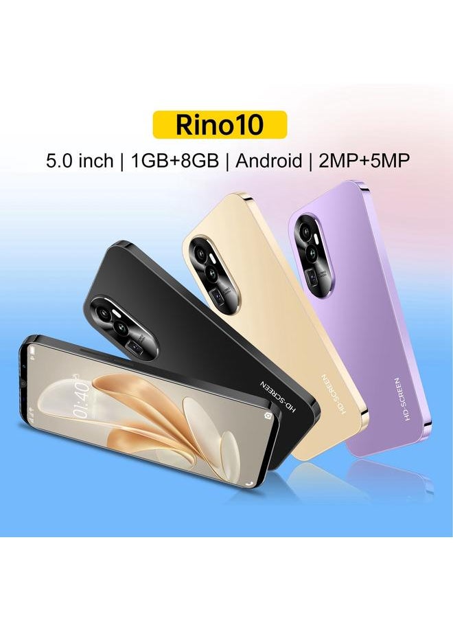 Green Tiger - Rino10 DP15 1GB Plus 8GB 5.0 inch Screen Face Identification Android 8.1 MTK6580M Quad Core Network 3G Dual SIM Purple - Image 1