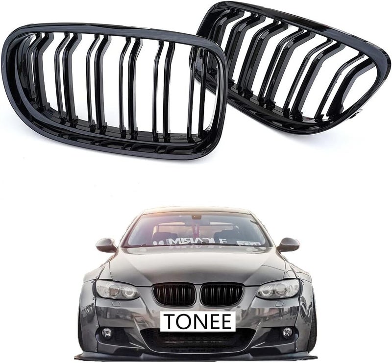 Avsty Tonee Front Kidney Grille for BMW E90 E91 323i 325i 328i 330i 335i (2009-2011) - Gloss Black - Image 1