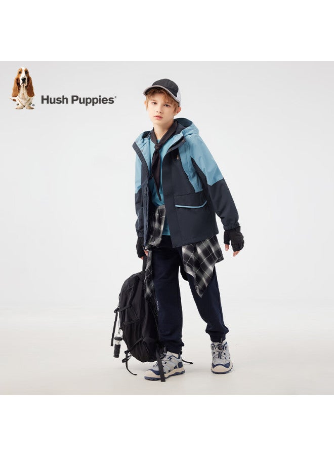 Hush Puppies Hush Puppies Kids' Autumn New Three-proof Fabric Jacket For Boys And Girls 130cm  - Image 5