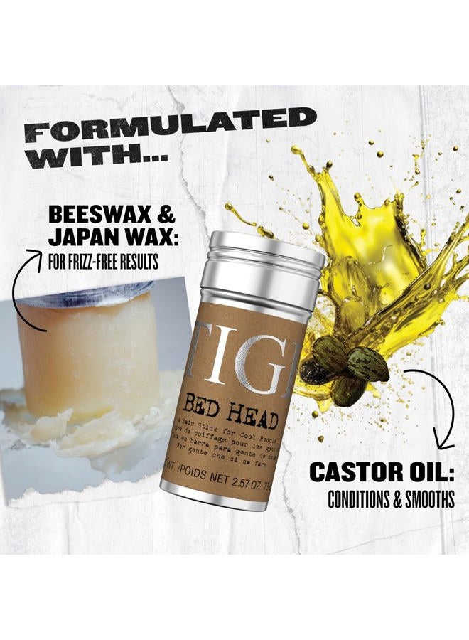 TIGI Bed Head Hair Wax Stick for a Soft, Pliable Hold, Hair Care Slick Back Stick Styling Product with Beeswax & Japan Wax, 2.57 oz - Image 2