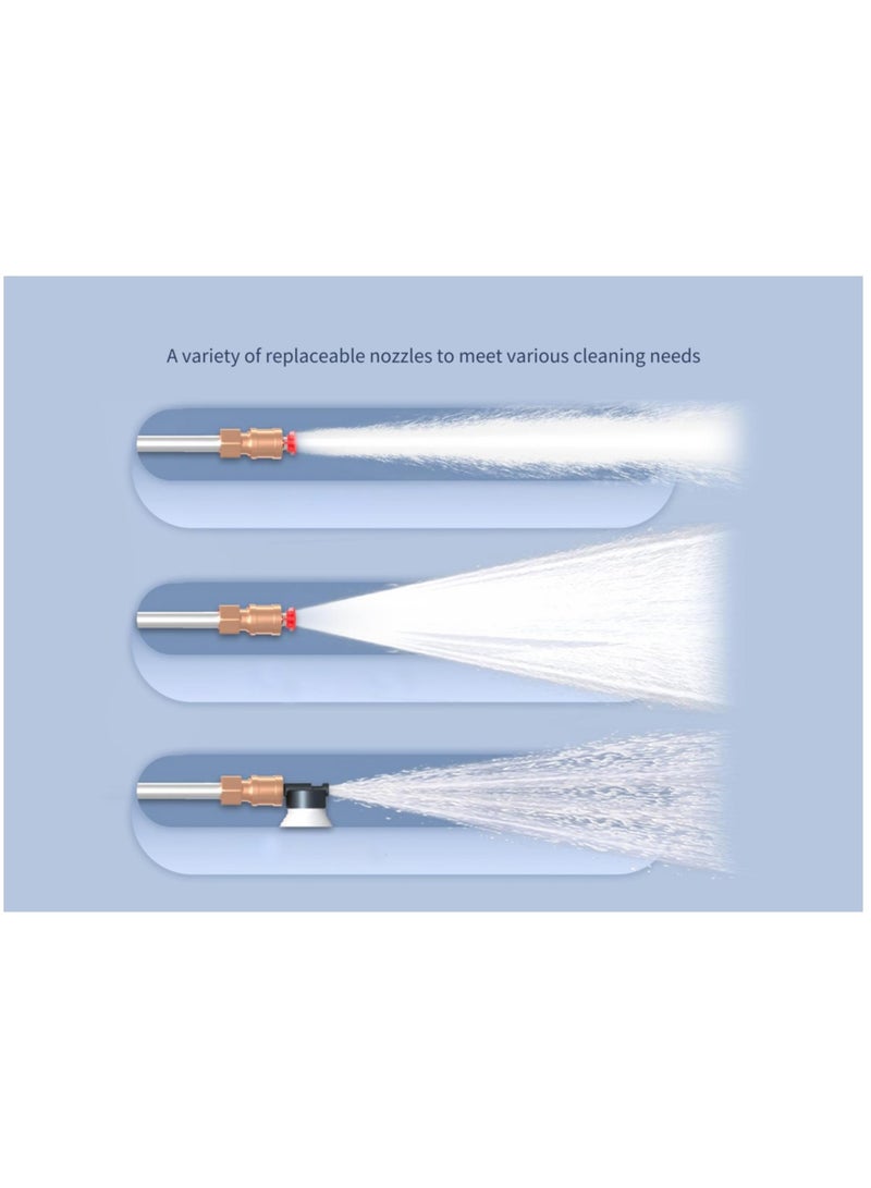 Toby's Multi-Functional  Mini Strong Suction Car Vacuum Cleaner With Tire Inflator Handheld car vacuum cleaner for car wash household - Image 5