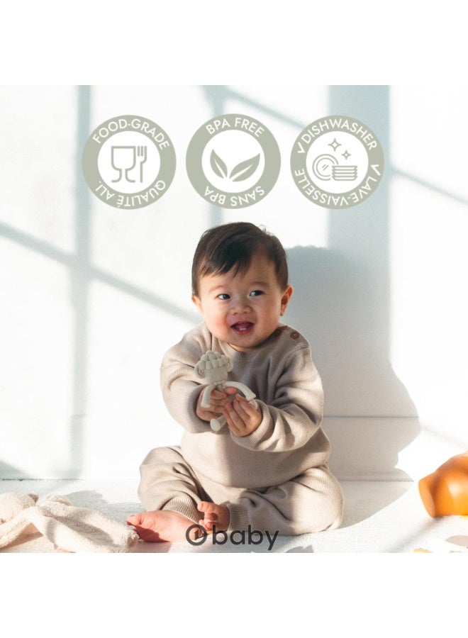 2-Pack Baby Teething Toys – Soft Silicone Teether Set for Infants & Toddlers – BPA-Free, Freezer & Dishwasher Safe – Animal Shape (Cow & Lamb) - Image 4