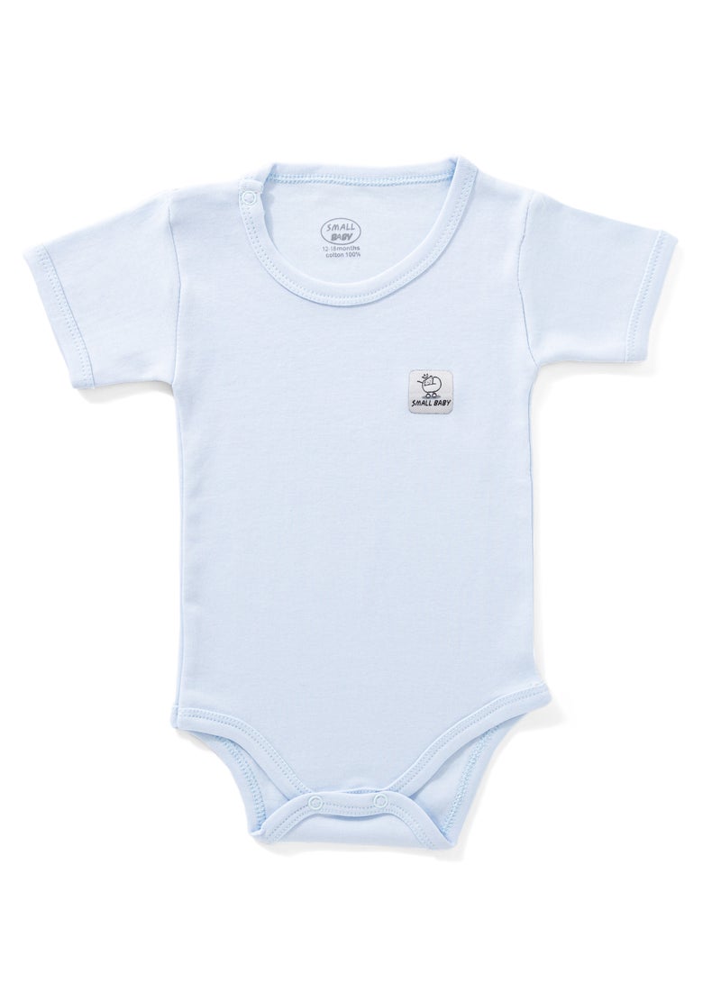 Small Baby Pack of 3 Half Sleeve Baby Bodysuits 100%Cotton - Image 2