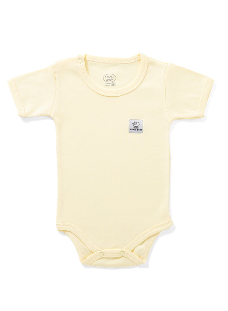 Small Baby Pack of 3 Half Sleeve Baby Bodysuits 100%Cotton - Image 3